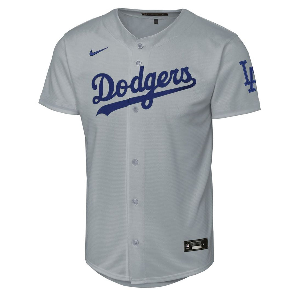 Los Angeles Dodgers Youth Alternate Stadium Jersey - Gray