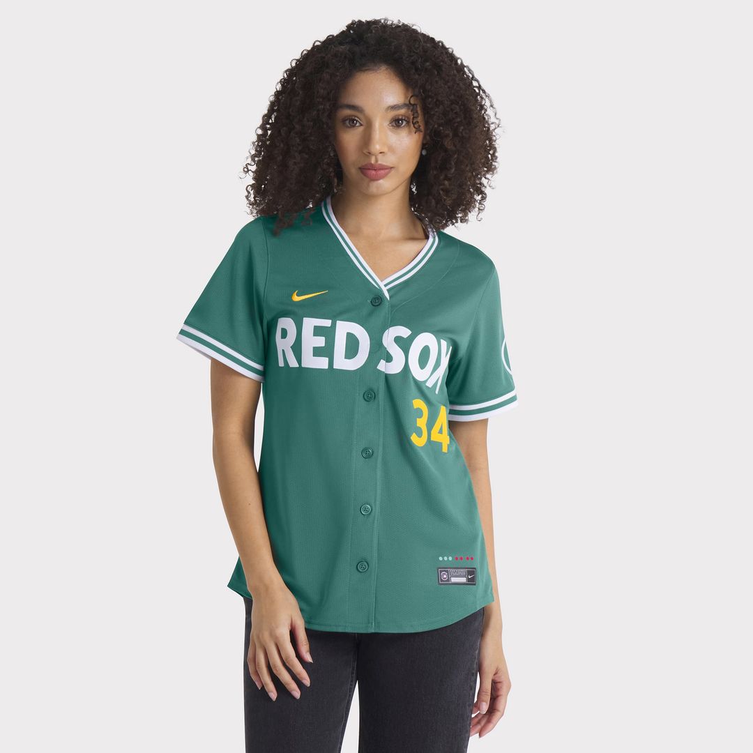 David Ortiz Boston Red Sox Women's 2025 City Connect Limited Retired Player Jersey - Green