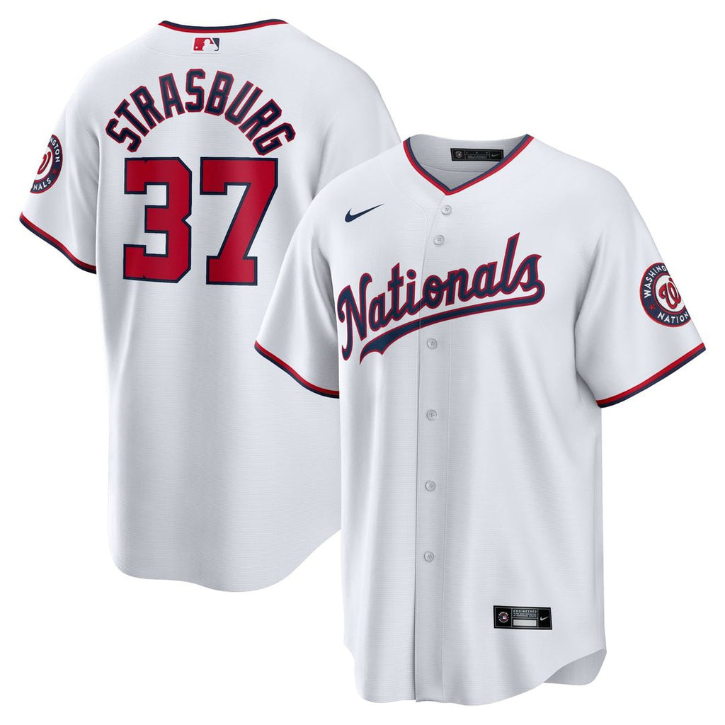 Stephen Strasburg Washington Nationals Home Replica Jersey - White