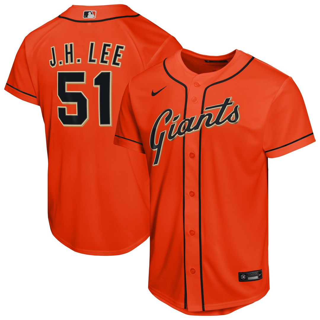 Jung Hoo Lee San Francisco Giants Youth Alternate Replica Jersey - Orange