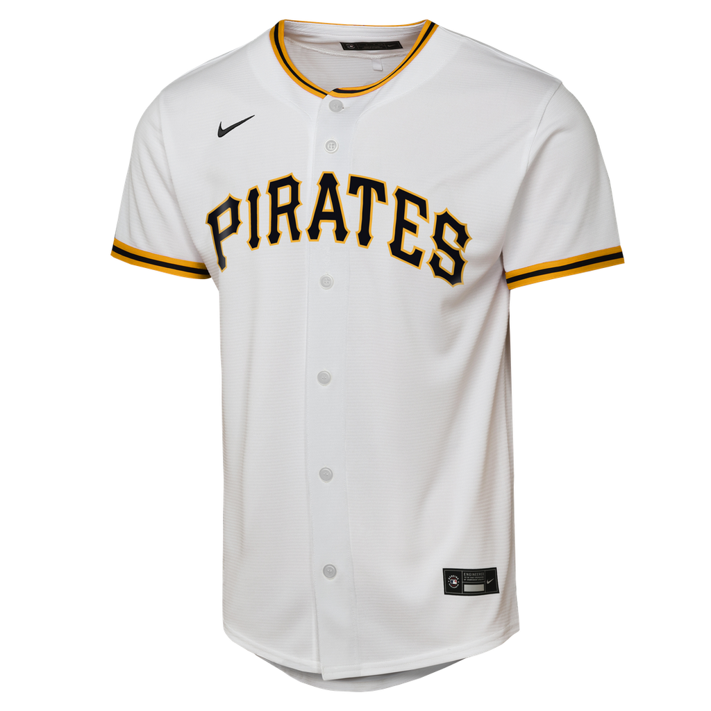 Konnor Griffin Pittsburgh Pirates Youth Home Replica Jersey - White