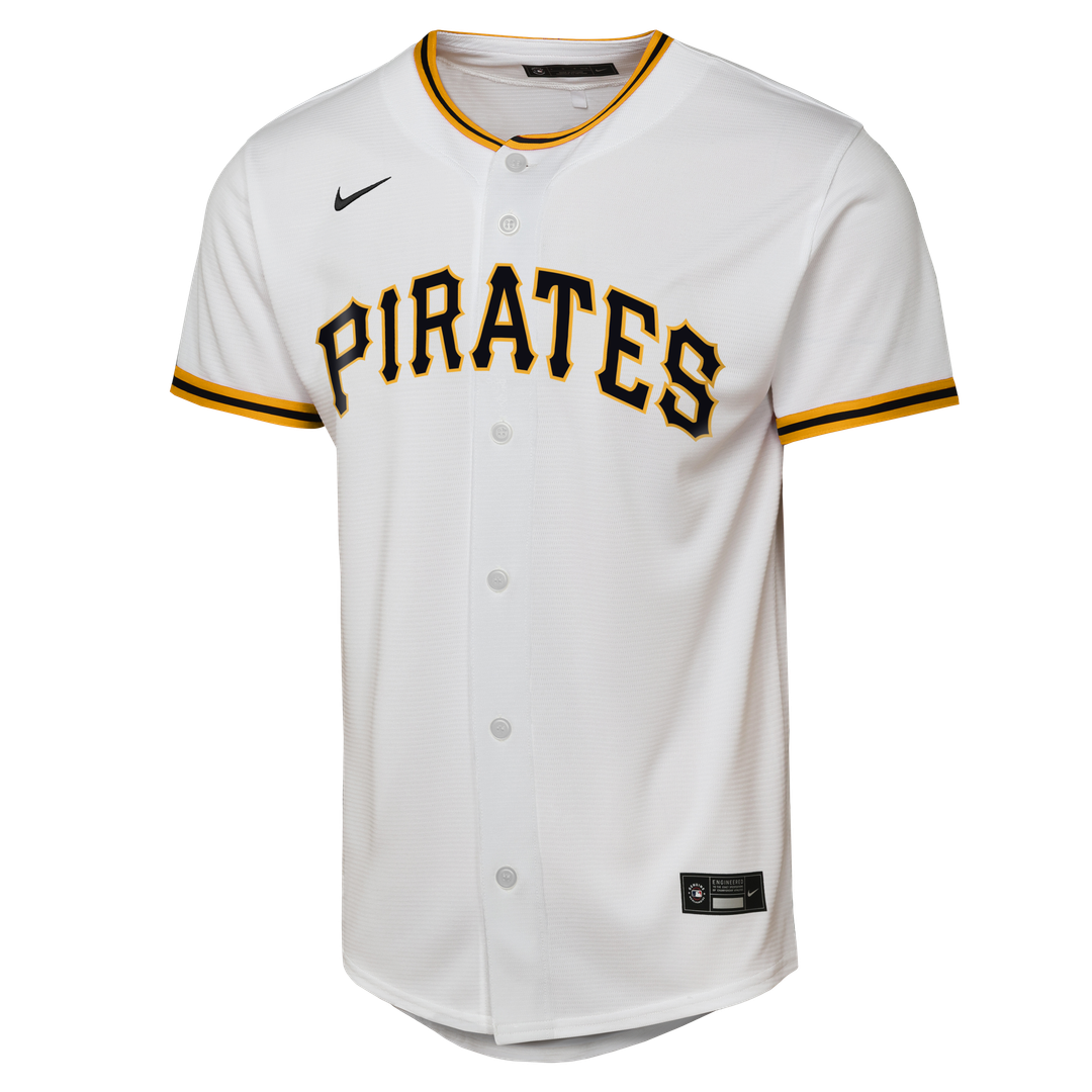 Konnor Griffin Pittsburgh Pirates Youth Home Replica Jersey - White