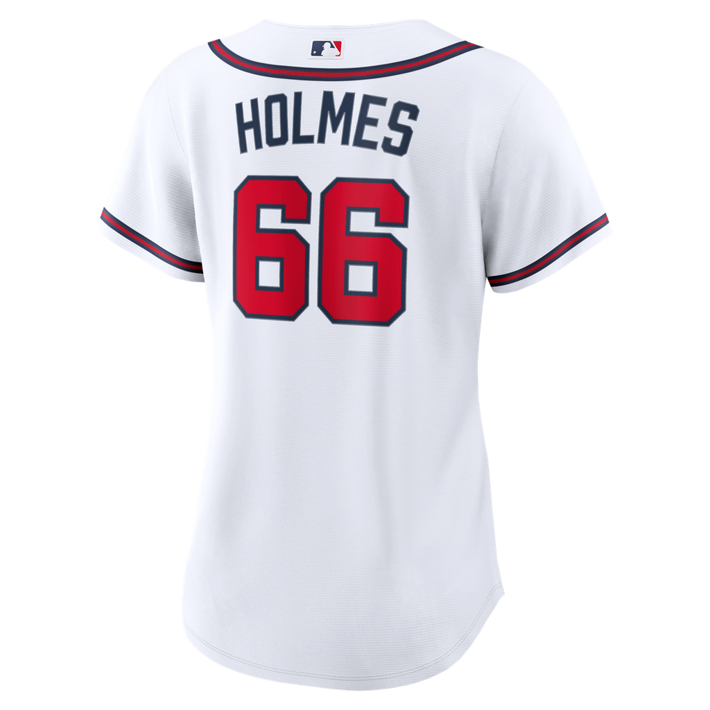 Grant Holmes Atlanta Braves Women's Home Replica Jersey - White
