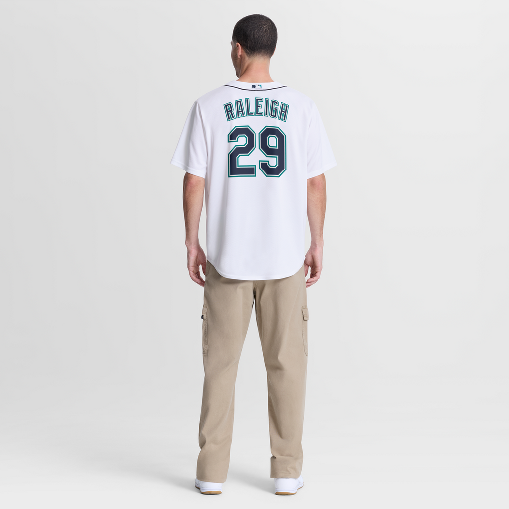 Cal Raleigh Seattle Mariners Home Replica Jersey - White
