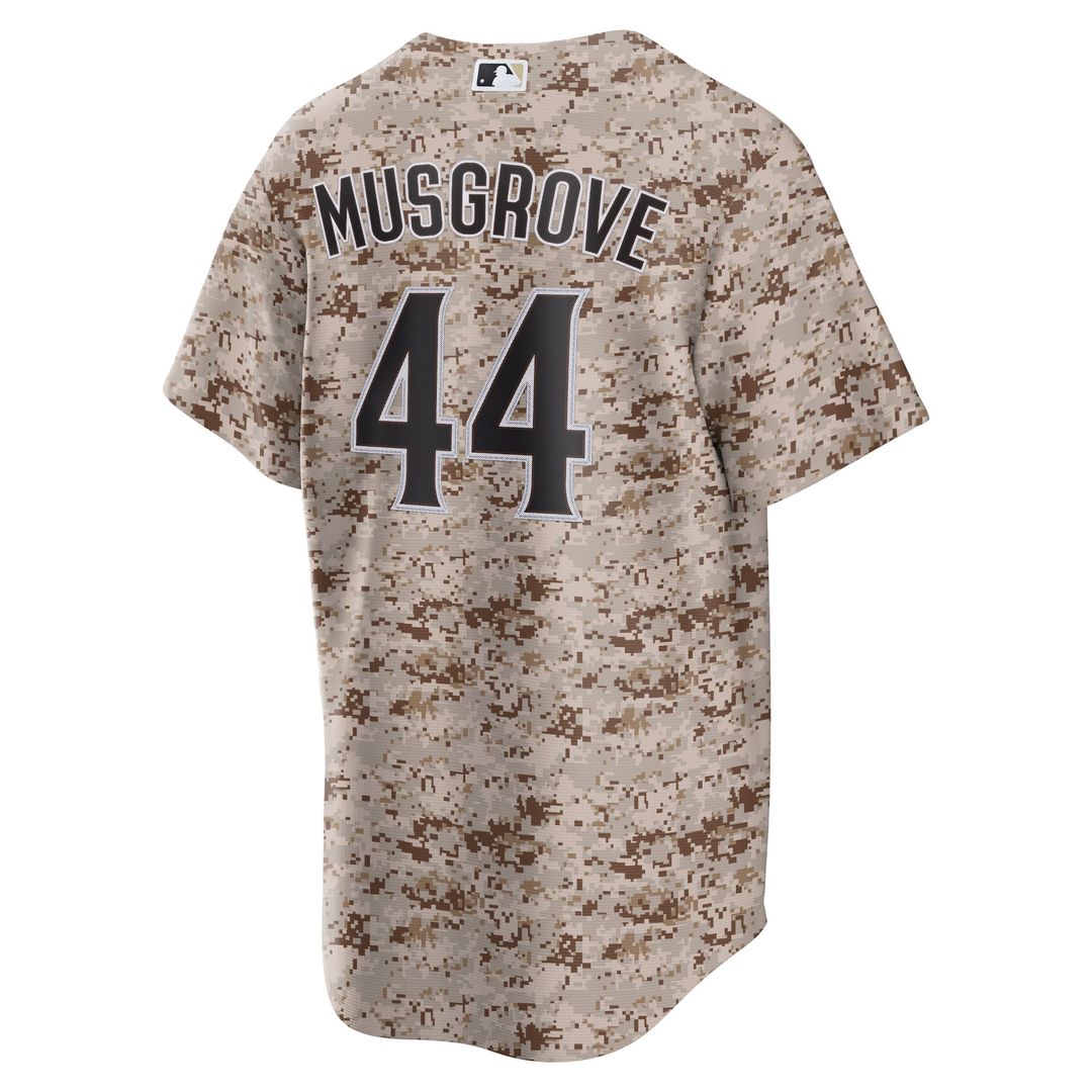Joe Musgrove San Diego Padres USMC Alternate Replica Player Jersey - Camo