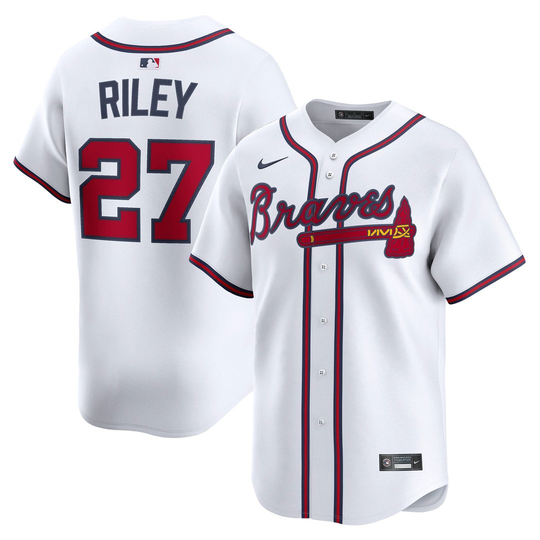 Austin Riley Atlanta Braves Home Limited Player Jersey - White