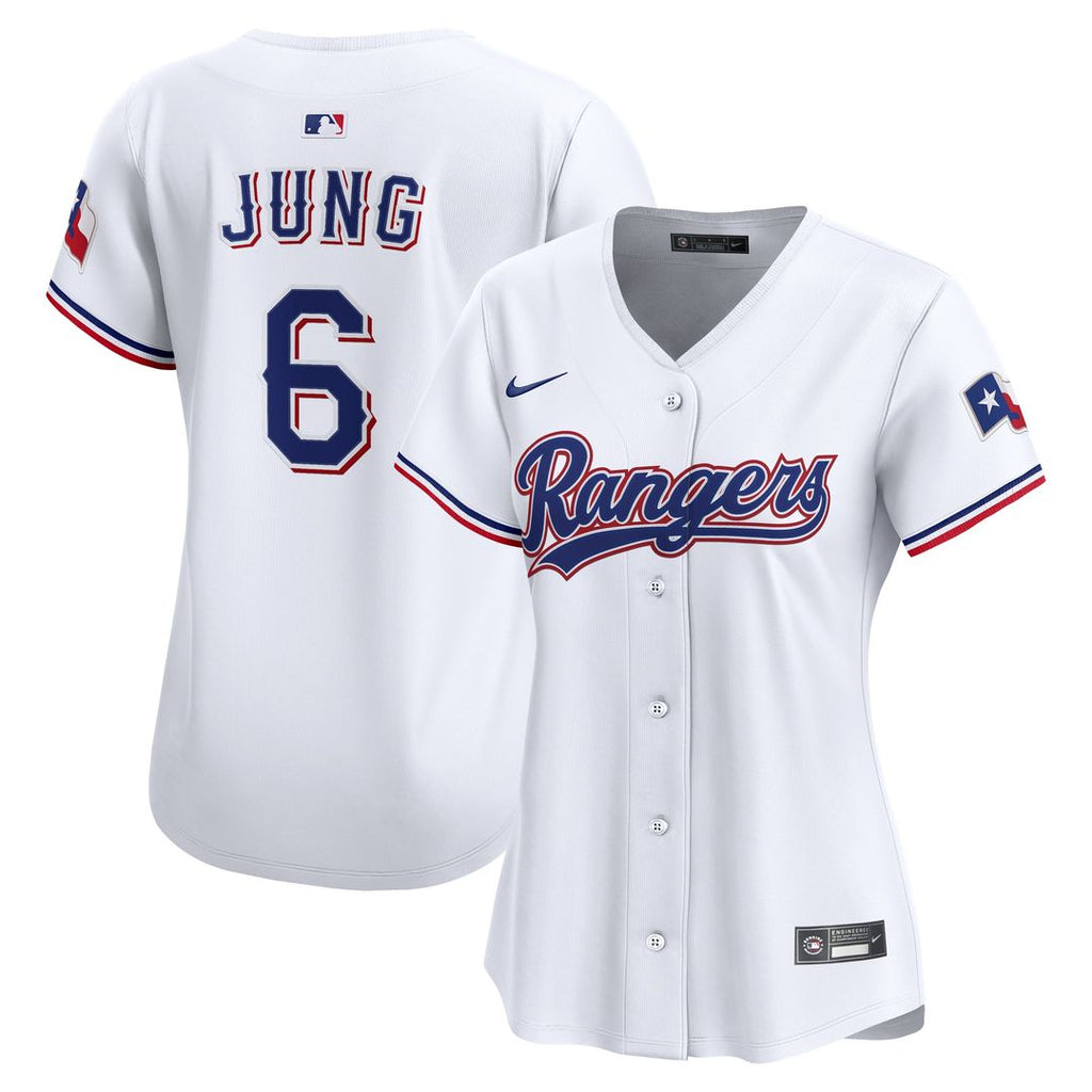 Josh Jung Texas Rangers Women's Home Limited Player Jersey - White