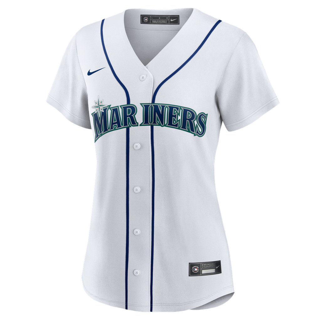 Cal Raleigh Seattle Mariners Women's Home Replica Jersey - White