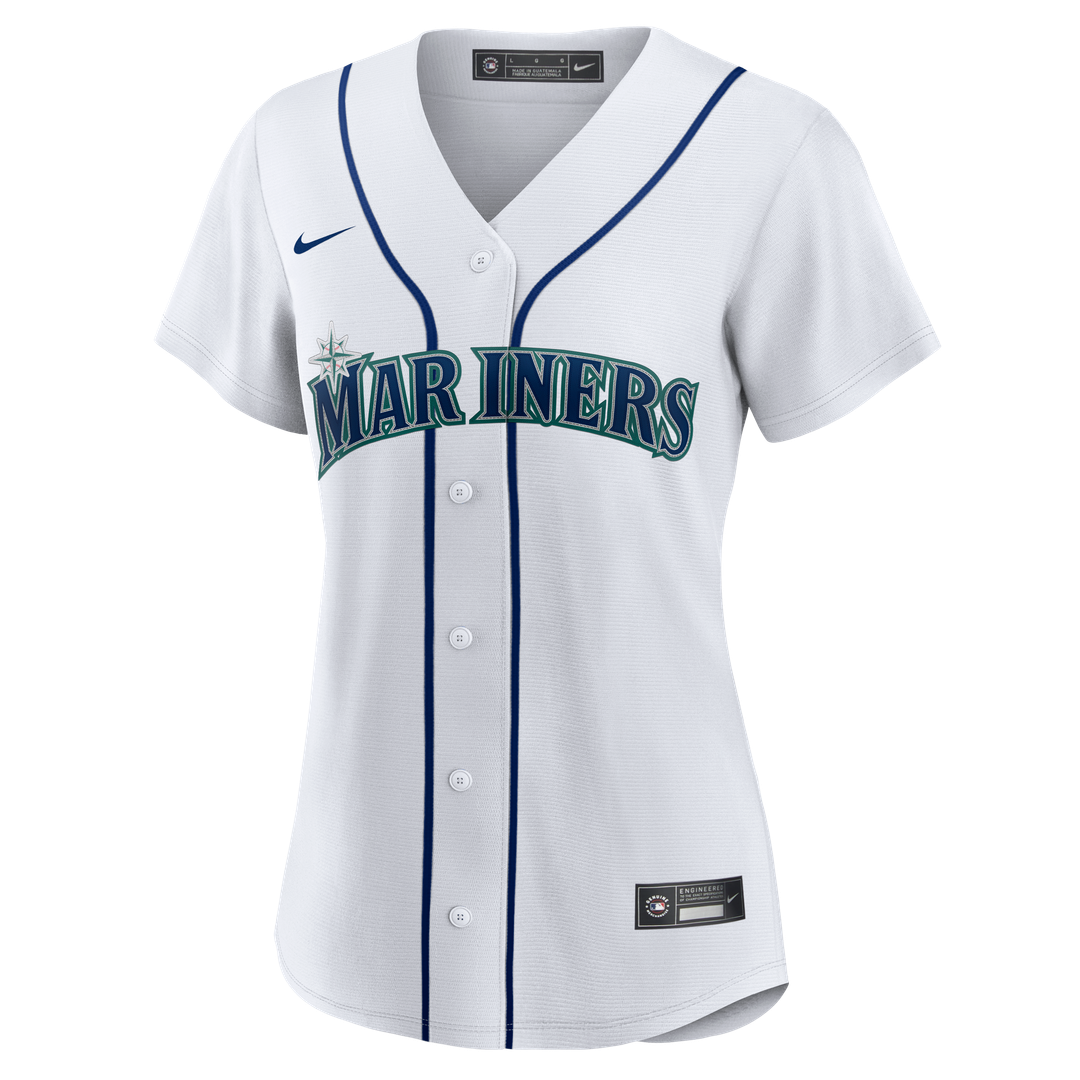 Cal Raleigh Seattle Mariners Women's Home Replica Jersey - White