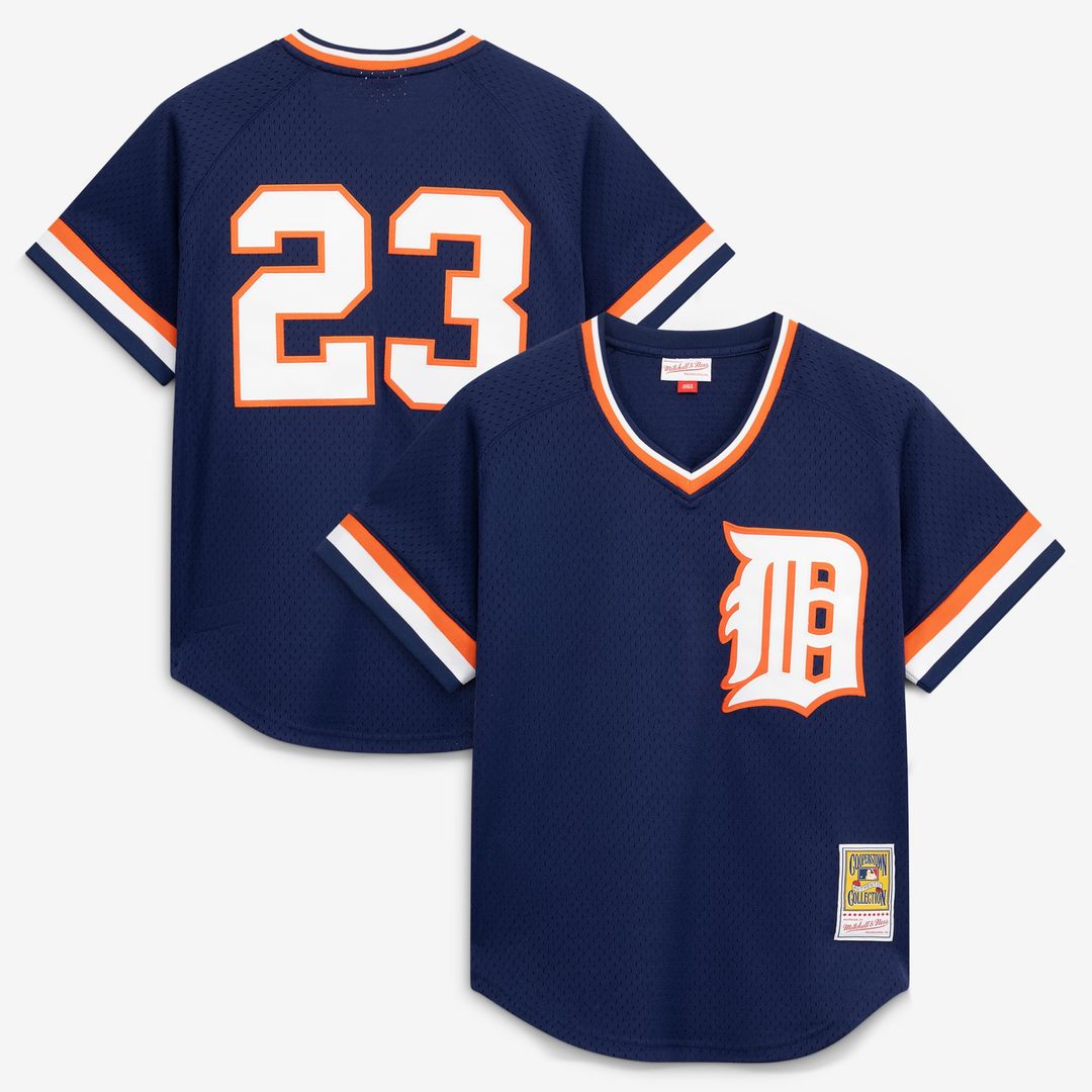 Kirk Gibson Detroit Tigers Authentic Batting Practice Jersey - Navy