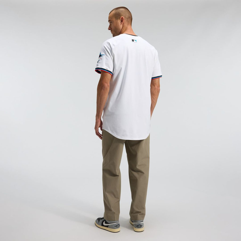 Miami Marlins Home Elite Jersey - White