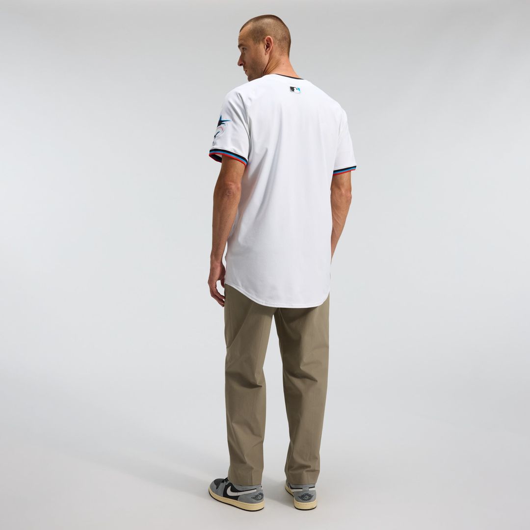 Miami Marlins Home Elite Jersey - White