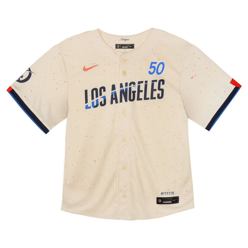 Mookie Betts Los Angeles Dodgers Toddler 2024 City Connect Limited Player Jersey - Cream