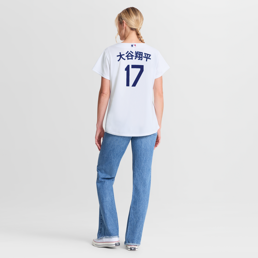 Shohei Ohtani Los Angeles Dodgers Women's Home Kanji Replica Jersey - White