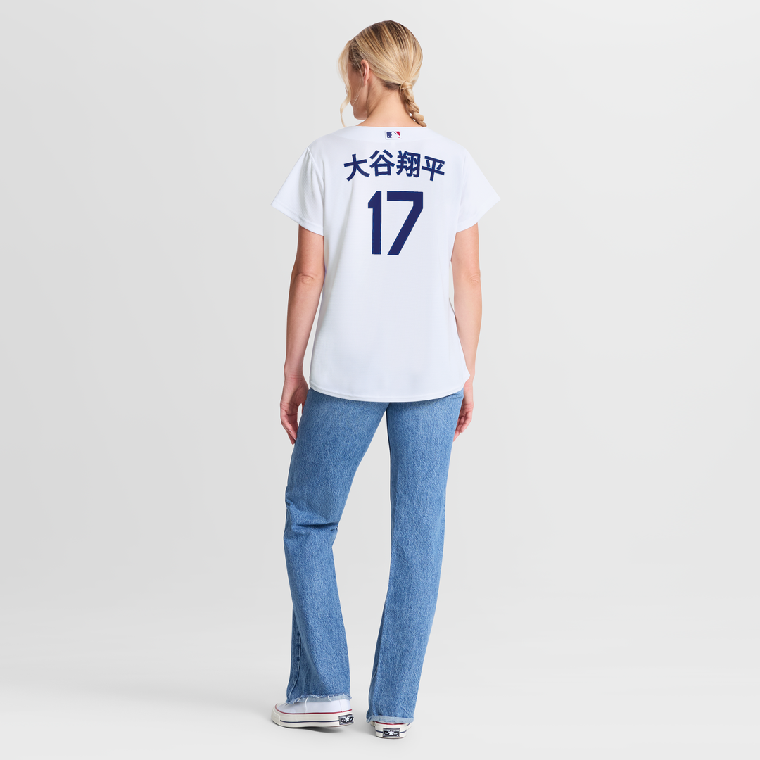 Shohei Ohtani Los Angeles Dodgers Women's Home Kanji Replica Jersey - White