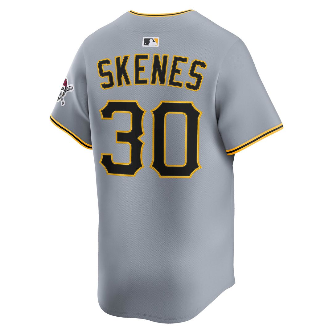 Paul Skenes Pittsburgh Pirates Road Limited Player Jersey - Gray
