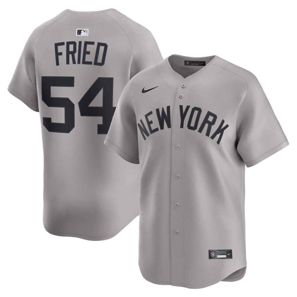 Max Fried New York Yankees Road Limited Player Jersey - Gray