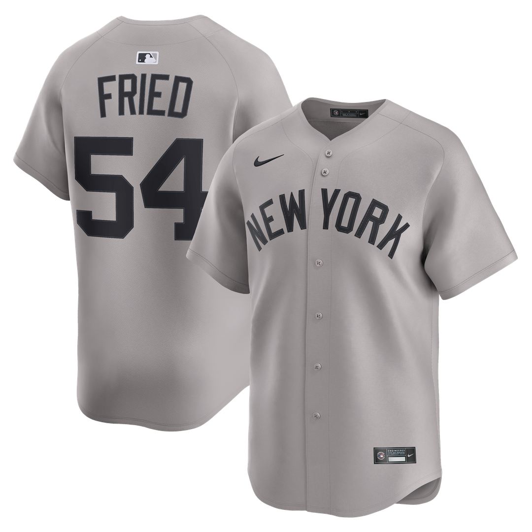 Max Fried New York Yankees Road Limited Player Jersey - Gray