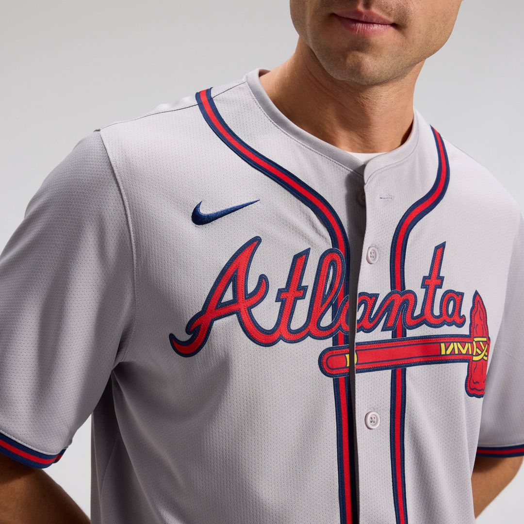 Ozzie Albies Atlanta Braves Road Limited Player Jersey - Gray