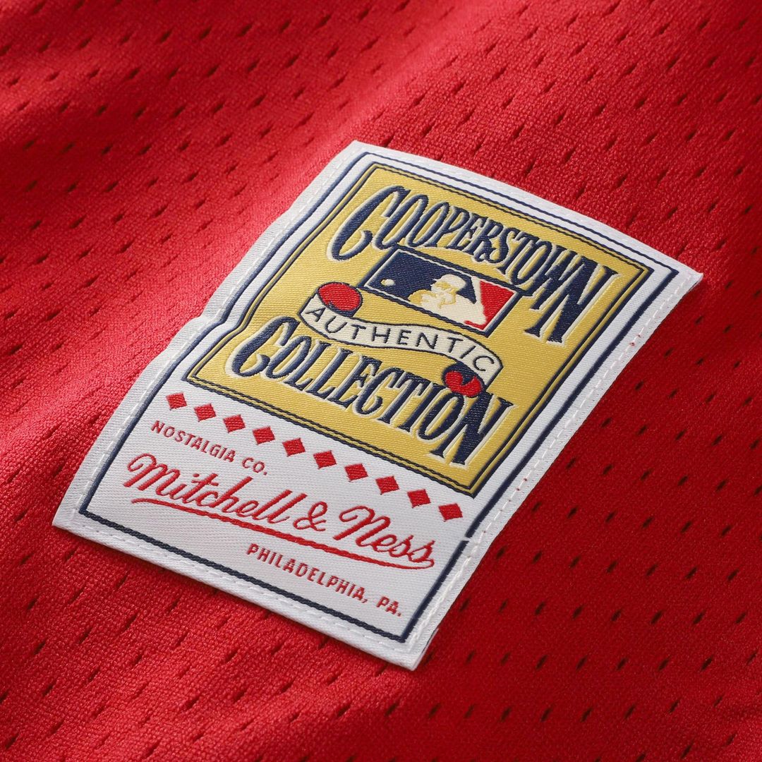 Barry Larkin Cincinnati Reds Cooperstown Collection Mesh Batting Practice Button - Up Jersey - Black