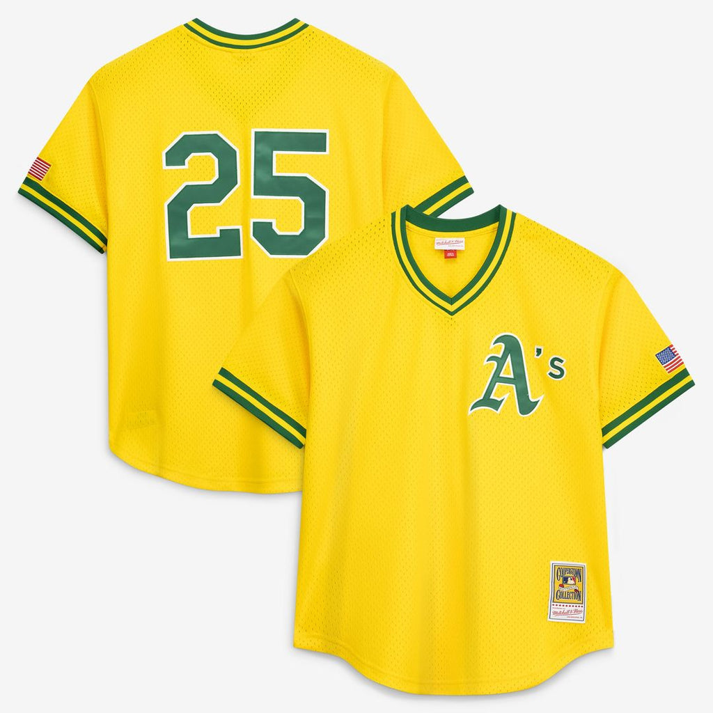 Mark McGwire Athletics Authentic Batting Practice Jersey - Gold