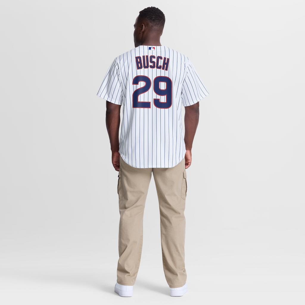Michael Busch Chicago Cubs Home Replica Jersey - White