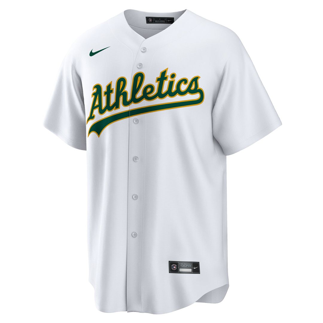Shea Langeliers Athletics Home Replica Jersey - White