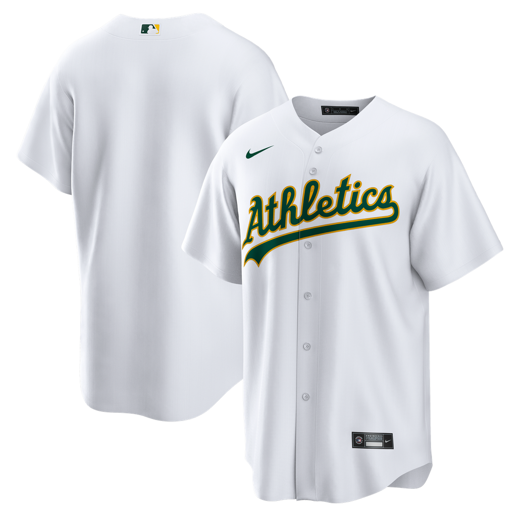 Athletics Home Big & Tall Replica Jersey - White