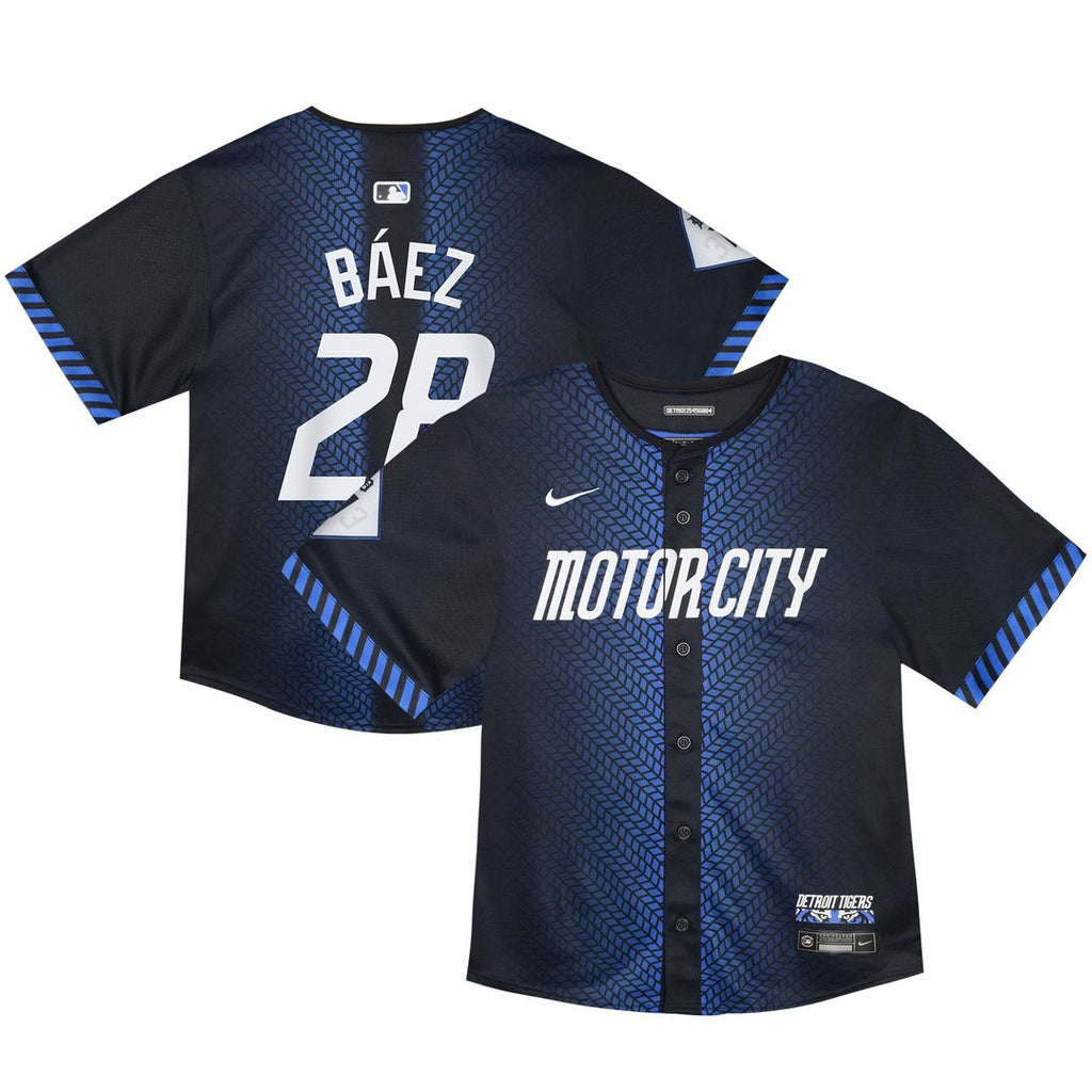 Javier Baez Detroit Tigers Toddler 2024 City Connect Limited Jersey - Navy