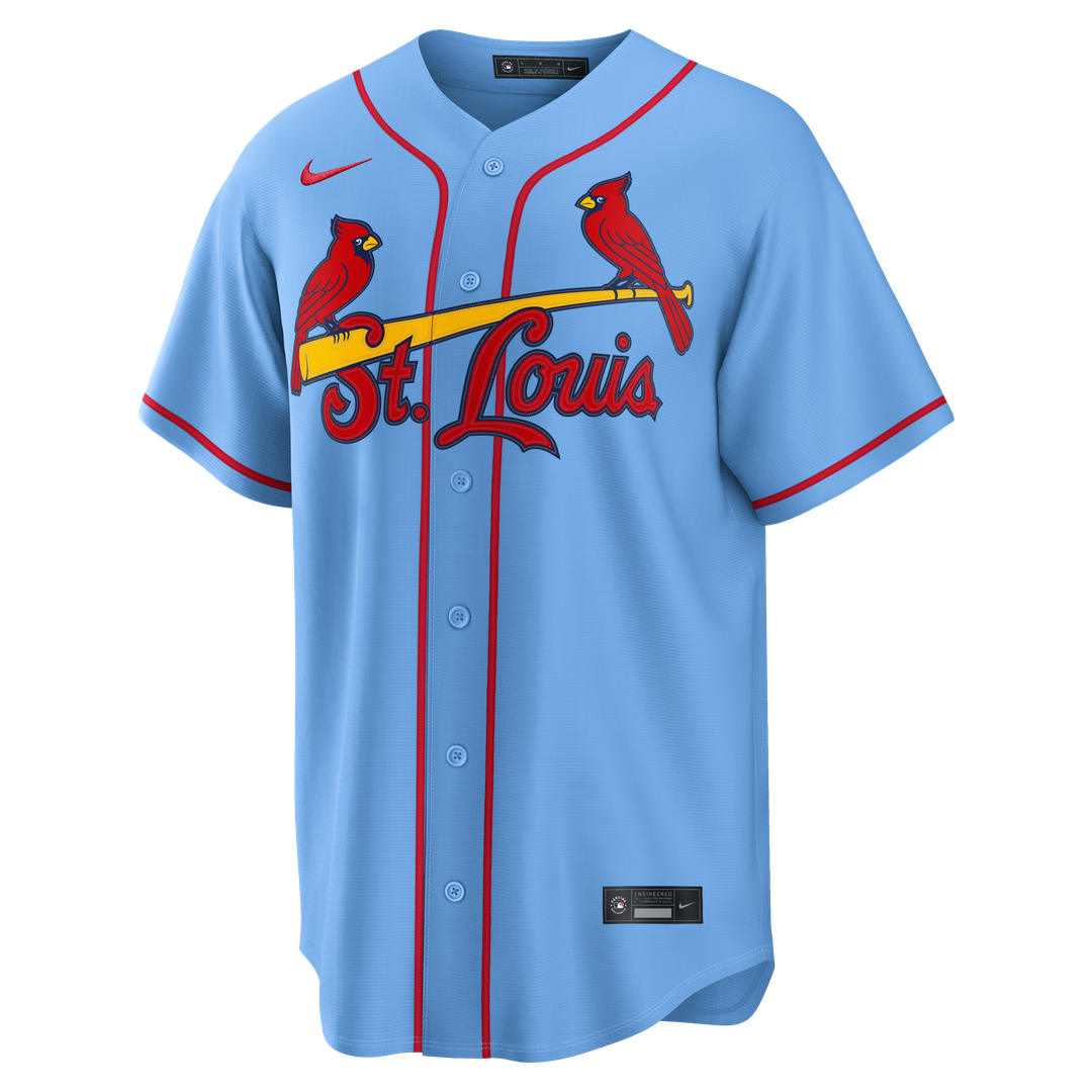 St. Louis Cardinals Alternate Replica Jersey - Light Blue
