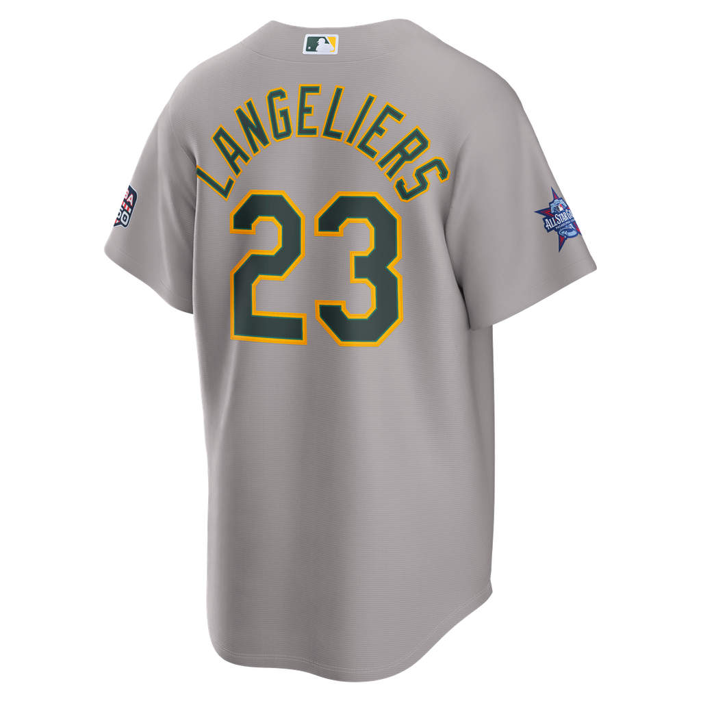 2026 All - Star Game Athletics Shea Langeliers Gray Replica Jersey