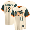 Dylan Beavers Baltimore Orioles 2026 City Connect Stadium Jersey - Cream