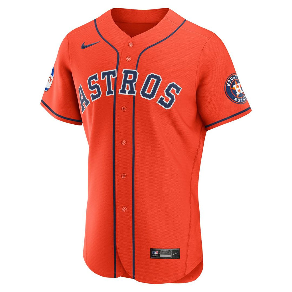 Houston Astros Alternate Sponsor Patch Authentic Jersey - Orange