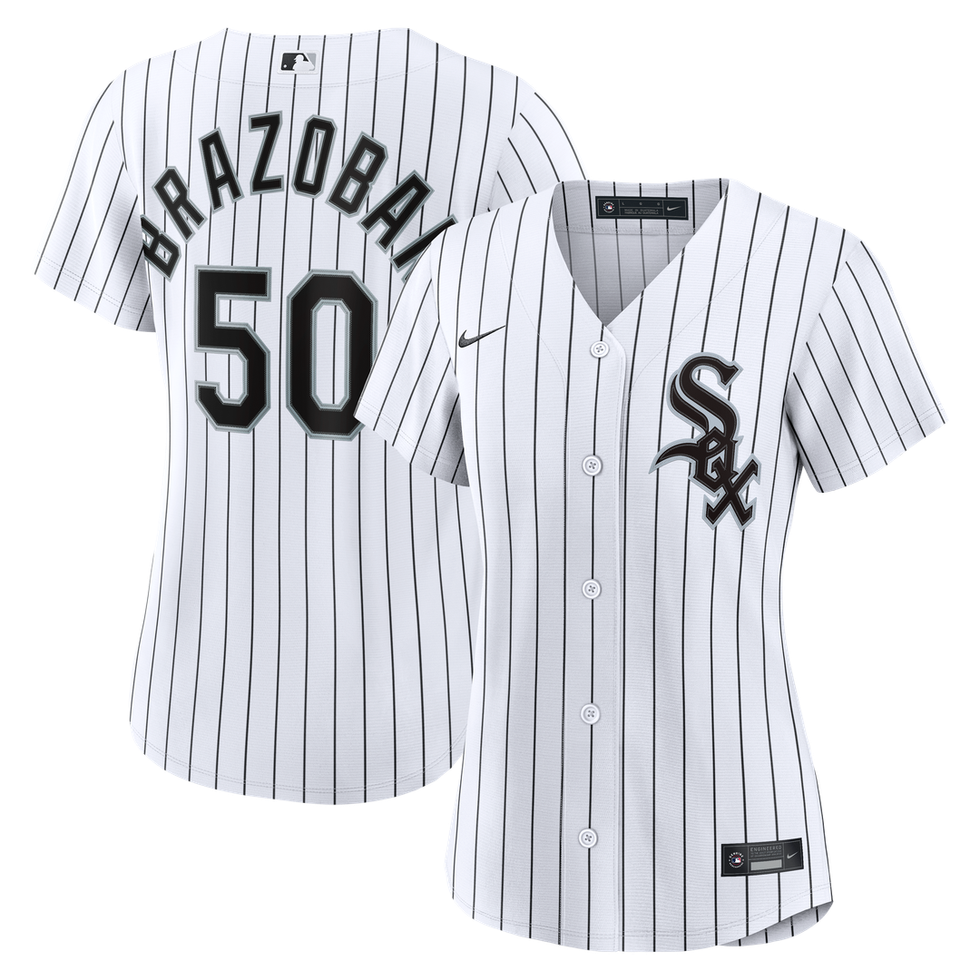 Huascar Brazoban Chicago White Sox Women's Home Replica Jersey - White