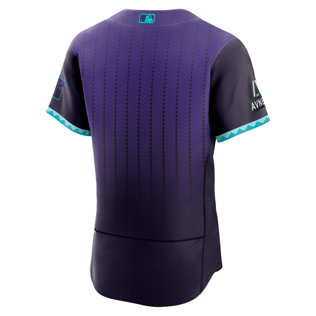 Arizona Diamondbacks City Connect Authentic Sponsor Patch Jersey - Purple