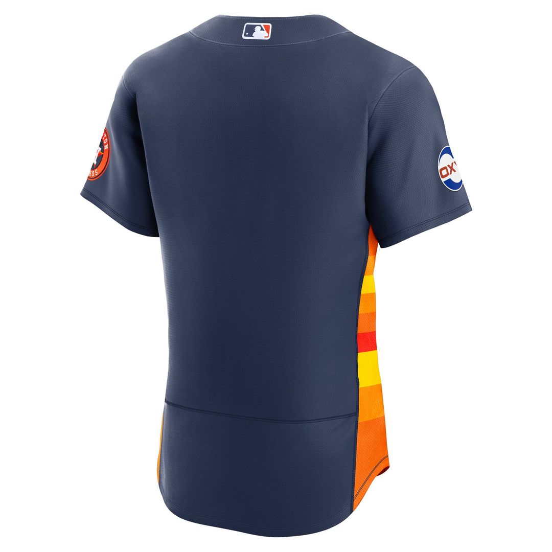 Houston Astros Alternate Sponsor Patch Authentic Jersey - Navy