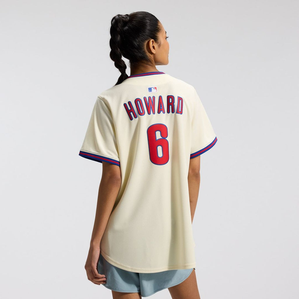 Ryan Howard Philadelphia Phillies Women's Alternate 2 Limited Jersey - Cream