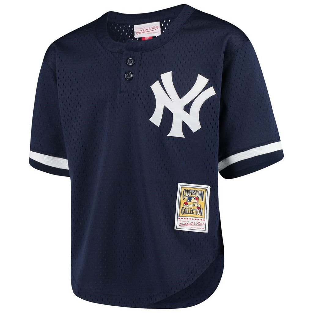 Mariano Rivera New York Yankees Youth Cooperstown Collection Mesh Batting Practice Jersey - Navy