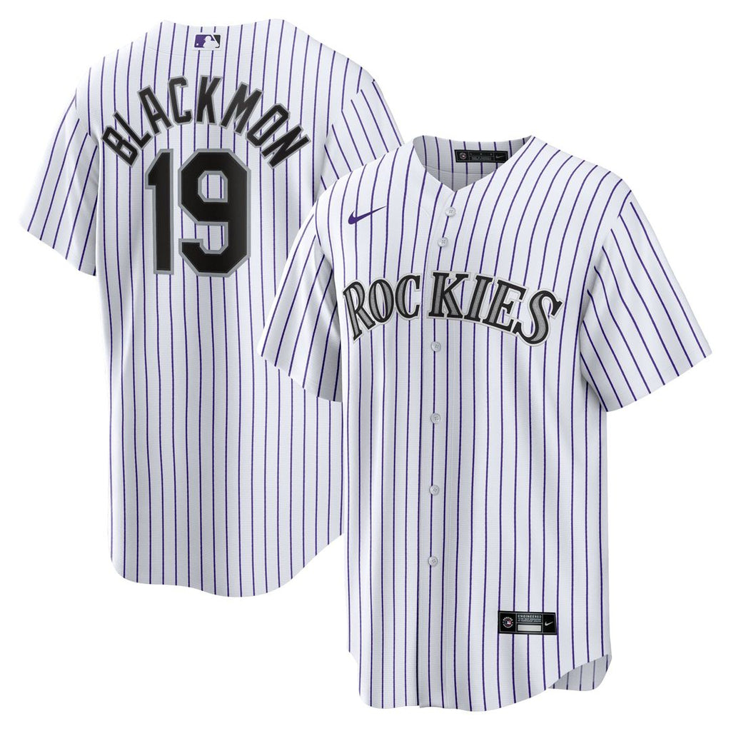 Charlie Blackmon Colorado Rockies Home Replica Player Name Jersey - White