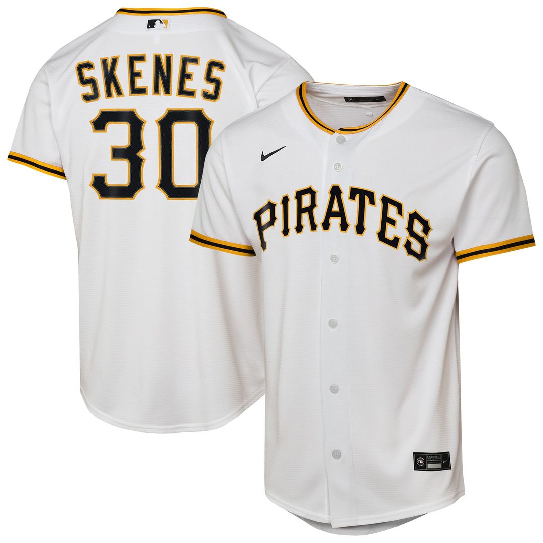 Paul Skenes Pittsburgh Pirates Youth Home Replica Player Jersey - White