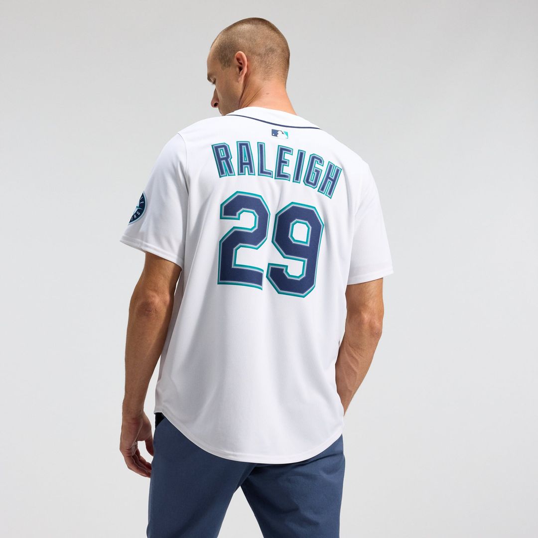 Cal Raleigh Seattle Mariners Home Limited Player Jersey - White