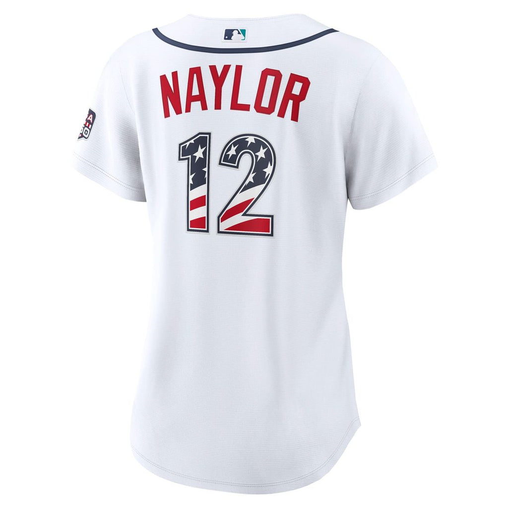 Fourth of July Women's Seattle Mariners Josh Naylor White USA 250 Stadium Jersey