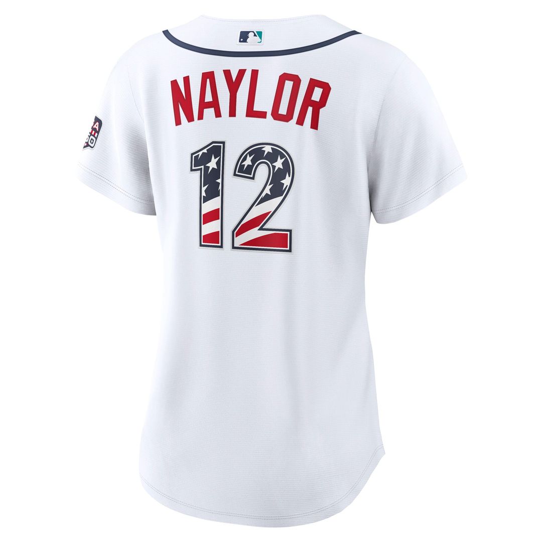 Fourth of July Women's Seattle Mariners Josh Naylor White USA 250 Stadium Jersey