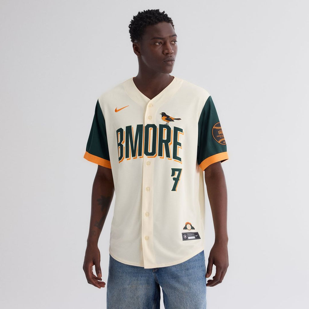 Jackson Holliday Baltimore Orioles 2026 City Connect Stadium Jersey - Cream
