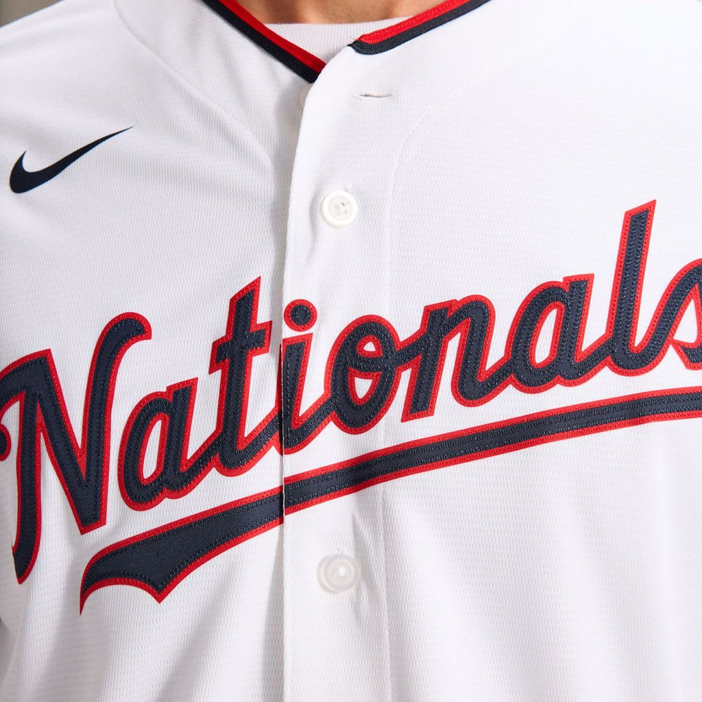 CJ Abrams Washington Nationals Home Replica Jersey - White