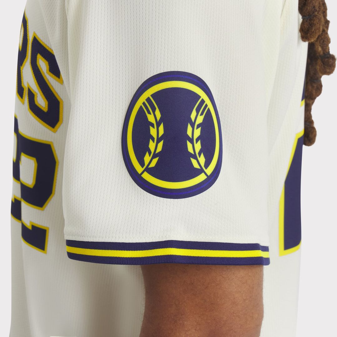 Christian Yelich Milwaukee Brewers Home Limited Player Jersey - Cream