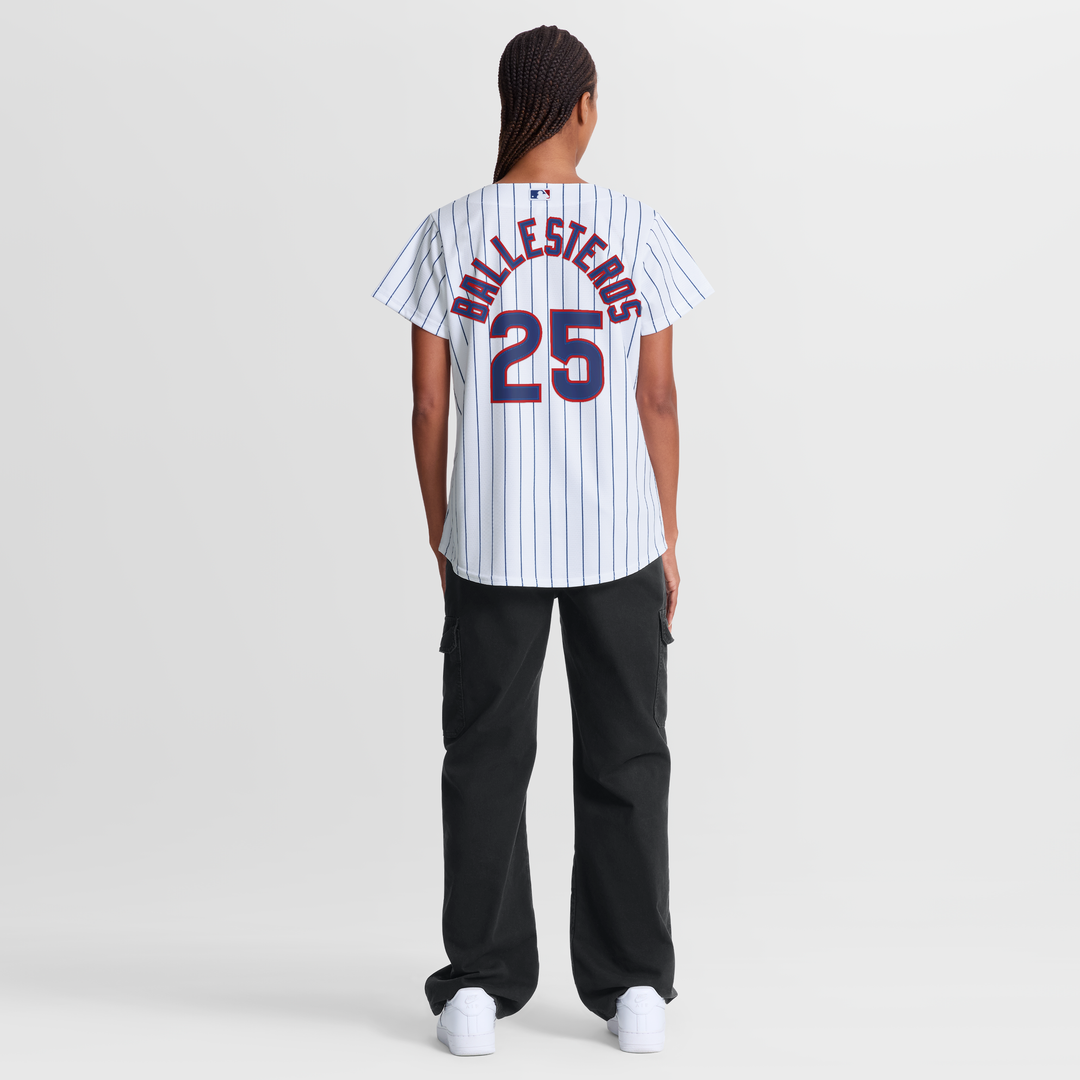 Moisés Ballesteros Chicago Cubs Women's Home Replica Jersey - White
