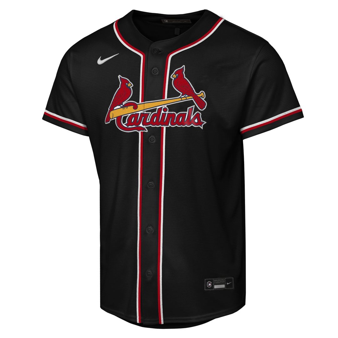 Lars Nootbaar St. Louis Cardinals Youth Fashion Replica Player Jersey - Black