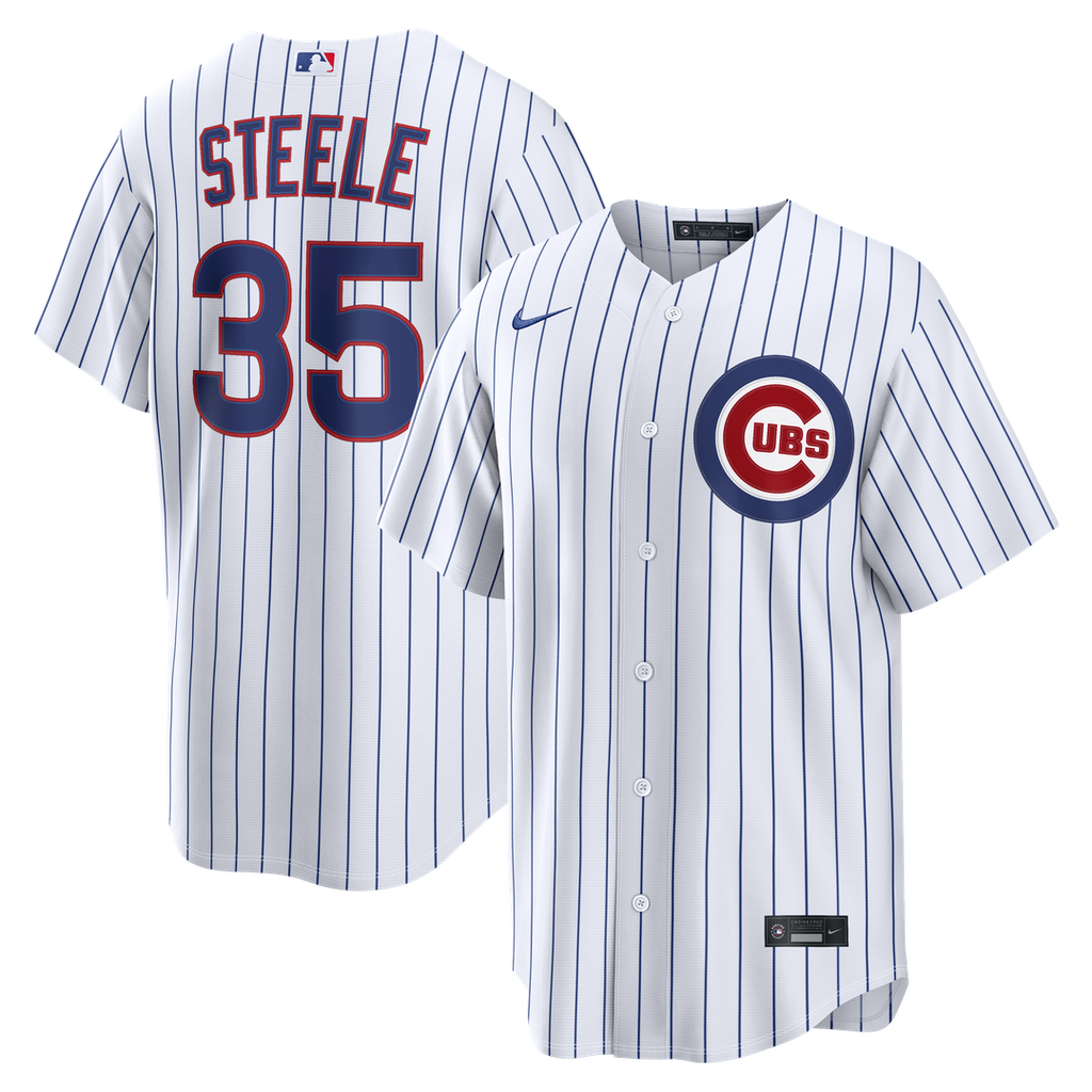 Justin Steele Chicago Cubs Home Replica Jersey - White