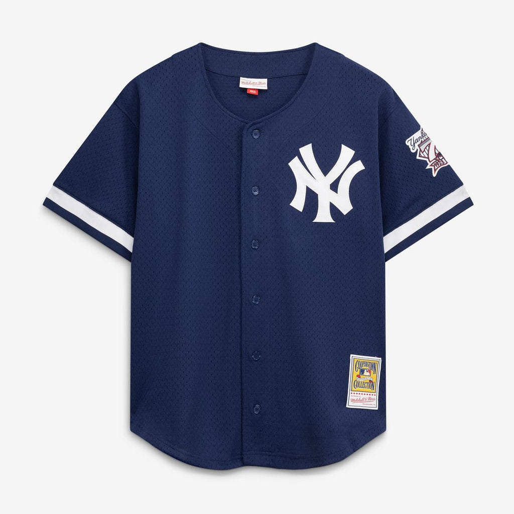 Mariano Rivera New York Yankees Cooperstown Collection Mesh Batting Practice Button - Up Jersey - Navy